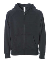Independent Trading Co. Toddler Lightweight Special Blend Raglan Zip Hood - Independent Trading Co. PRM10TSBZ