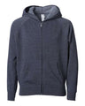 Independent Trading Co. Toddler Lightweight Special Blend Raglan Zip Hood - Independent Trading Co. PRM10TSBZ