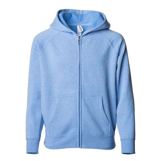 Independent Trading Co. Toddler Lightweight Special Blend Raglan Zip Hood - Independent Trading Co. PRM10TSBZ Independent Trading Co. Pacific 2T