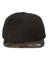 YP Classics Premium Flat Bill Snapback Cap - Yupoong 6089M