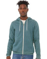 Bella + Canvas 3739 Unisex Sponge Fleece Full-Zip Hoodie Sweatshirt