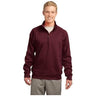 Mens Tech Fleece 1/4-Zip Pullover DRI-EQUIP X-Small Maroon
