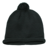 Decky Solid RollUp Beanie w/PomPom | Decky 611A
