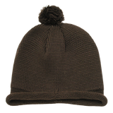 Decky Solid RollUp Beanie w/PomPom | Decky 611A