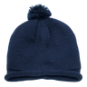 Decky Solid RollUp Beanie w/PomPom | Decky 611A