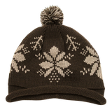 Decky Snowflake Roll Up Beaine w/Pom | Decky 611B