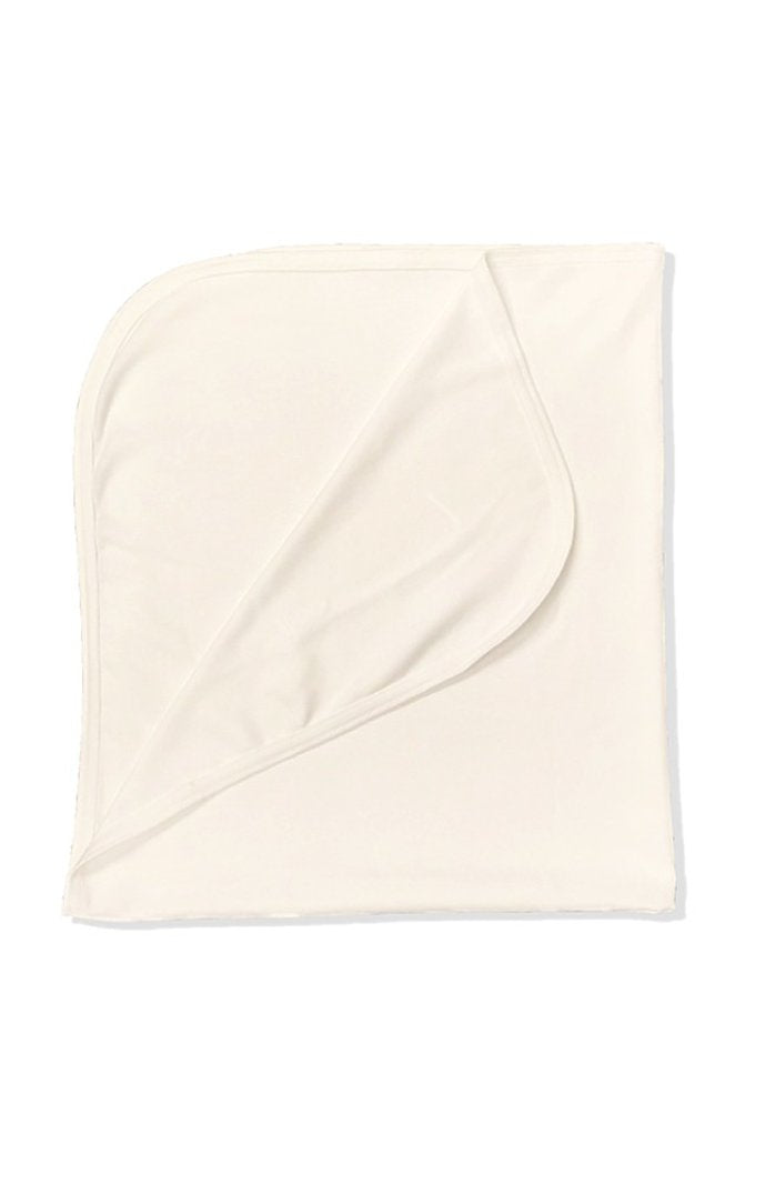 Royal Apparel 6135ORG Infant Organic Interlock Blanket - Natural