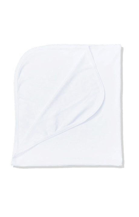 Royal Apparel 6135ORG Infant Organic Interlock Blanket - Salt