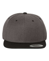 YP Classics Premium Flat Bill Snapback Cap - Yupoong 6089M