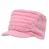 Decky Knitted Flat Top Cap w/ Visor | Decky 615