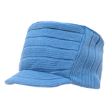 Decky Knitted Flat Top Cap w/ Visor | Decky 615