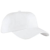 Joe's USA Brushed Twill Cap. BTU. Joe's USA White