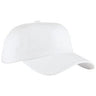 Joe's USA Brushed Twill Cap. BTU. Joe's USA White