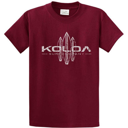 Koloa Surf Co. Vintage Surfboard Logo T-Shirts Koloa Surf Company Men's Shirts