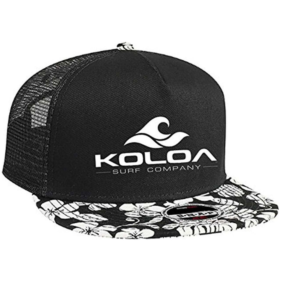 Koloa Surf Co. Premium Cotton Twill Hawaiian Flat Bill with Embroidered Logo Koloa Surf Company Accessories and More