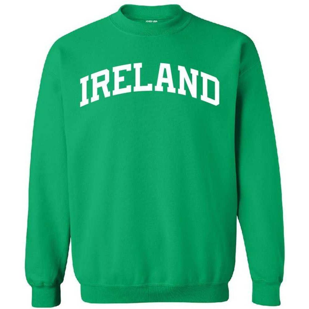 Ireland Logo Long Sleeve, Crewneck & Hoodie Joe's USA Men's Shirts