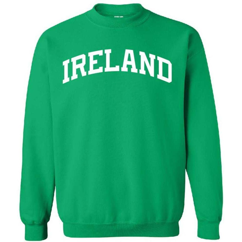 Ireland Logo Long Sleeve, Crewneck & Hoodie Joe's USA Men's Shirts