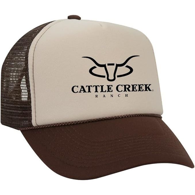 Cattle Creek Ranch Foam Snapback Trucker Hats