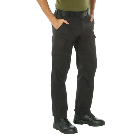 Rothco Active Flex BDU Cargo Pants Black Size 34W x 30L