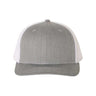 Richardson Snapback Trucker Cap - XS - Richardson 112 Richardson Heather Grey/ White XL