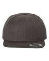 YP Classics Premium Flat Bill Snapback Cap - Yupoong 6089M