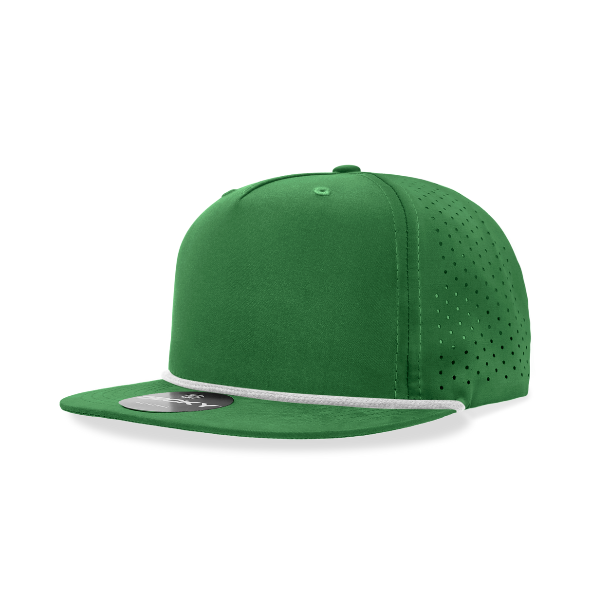 Decky 5 Panel High Profile Relaxed Perforated Performance Rope Hat | Decky 6226