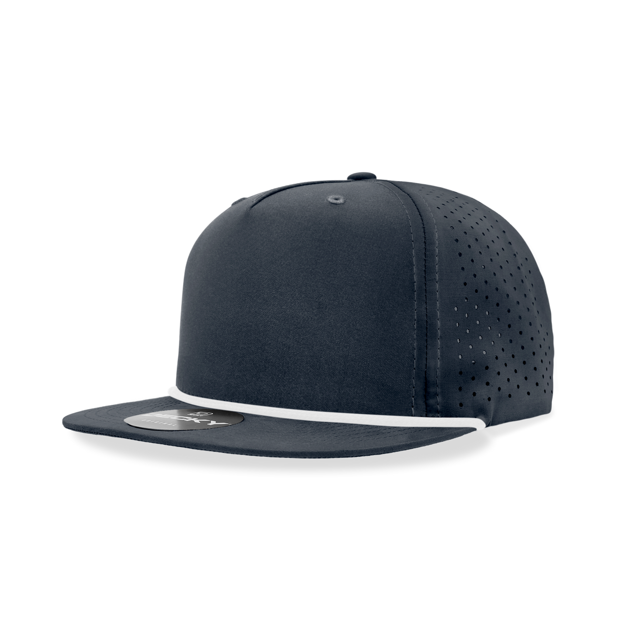 Decky 5 Panel High Profile Relaxed Perforated Performance Rope Hat | Decky 6226