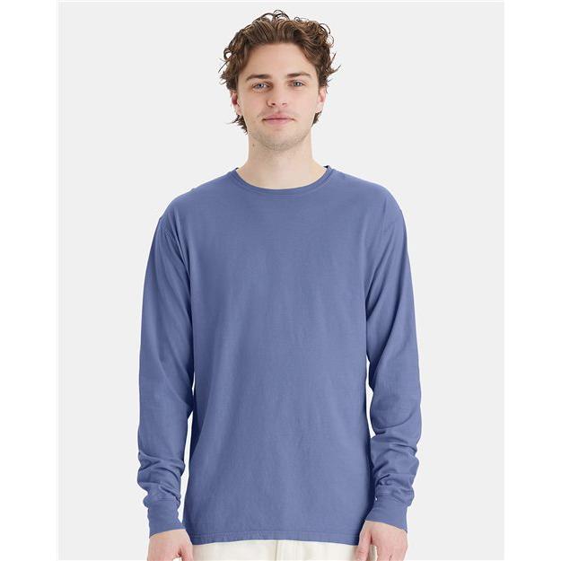 ComfortWash by Hanes Garment-Dyed Long Sleeve T-Shirt - Anchor Slate - ComfortWash by Hanes GDH200 ComfortWash by Hanes