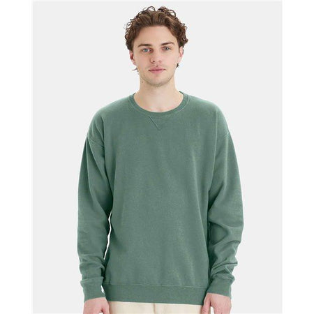 ComfortWash by Hanes Garment-Dyed Crewneck Sweatshirt - Anchor Slate - ComfortWash by Hanes GDH400 ComfortWash by Hanes