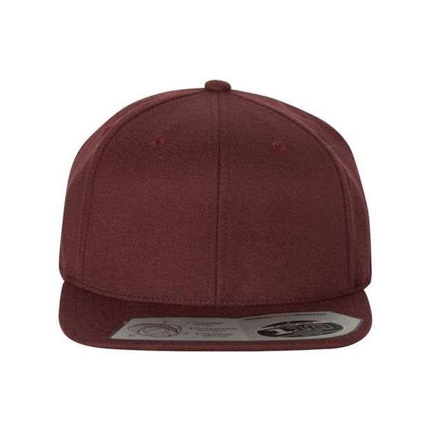 Flexfit 110® Snapback Cap - Flexfit 110F Flexfit Maroon Adjustable