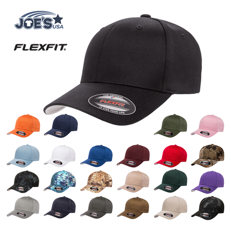 Flexfit Cotton Blend Cap - Flexfit 6277 Flexfit Black S/M