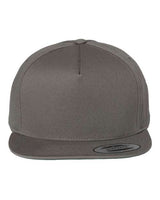 YP Classics Five-Panel Cotton Twill Snapback Cap - Yupoong 6007