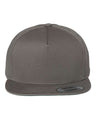 YP Classics Five-Panel Cotton Twill Snapback Cap - Yupoong 6007