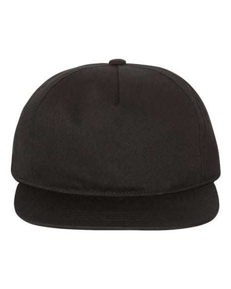 YP Classics Lightly-Structured Five-Panel Snapback Cap - Yupoong 6502