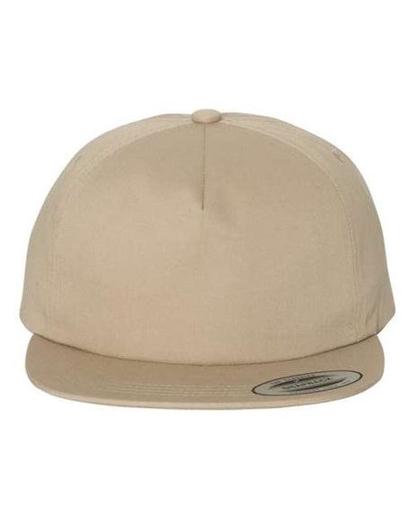 YP Classics Lightly-Structured Five-Panel Snapback Cap - Yupoong 6502