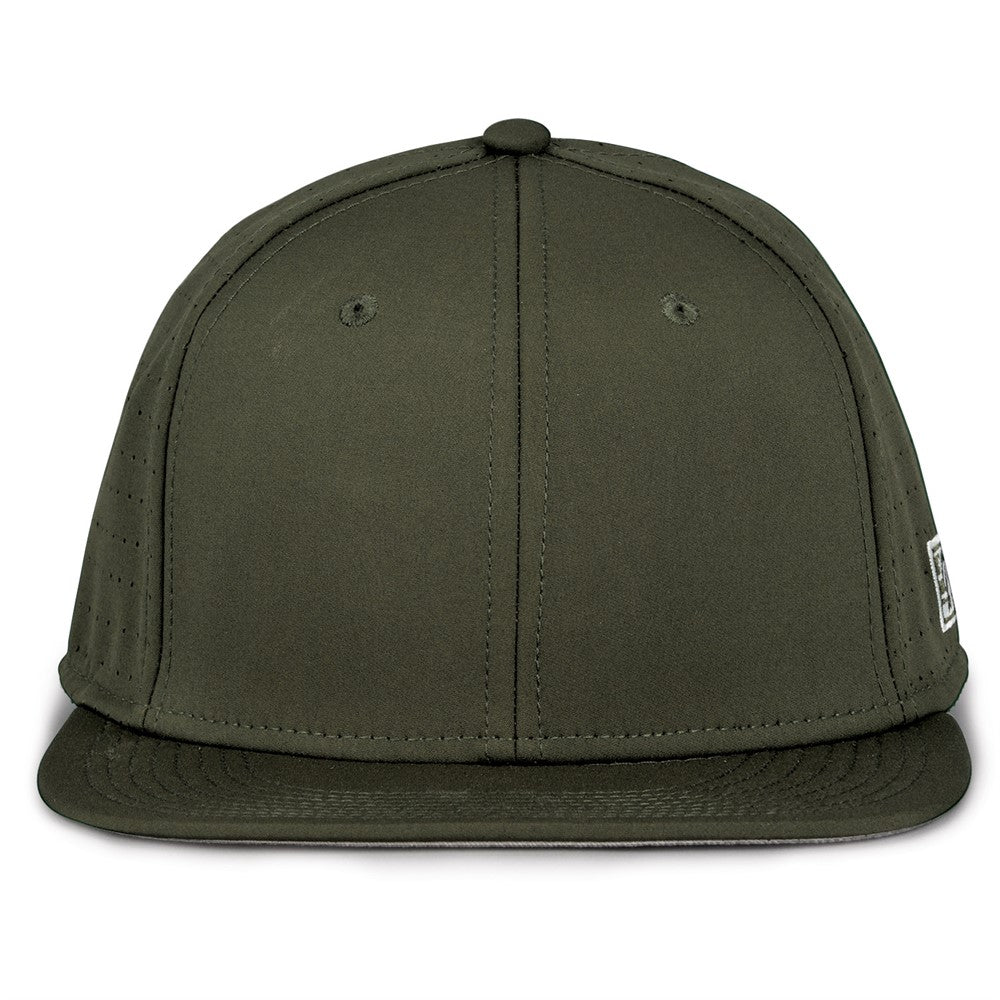 The Game GB998 Perforated GameChanger Baseball Hat | Wholesale Pro Shape Flat Bill Caps