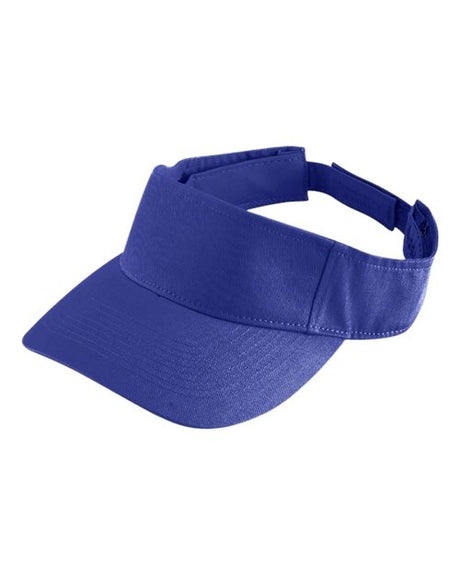 Augusta Sportswear Sport Twill Visor - Augusta Sportswear 6225