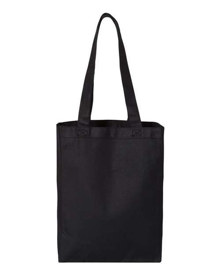 Q-Tees 12L Gussetted Shopping Bag - Q-Tees Q1000 Q-Tees Black One Size