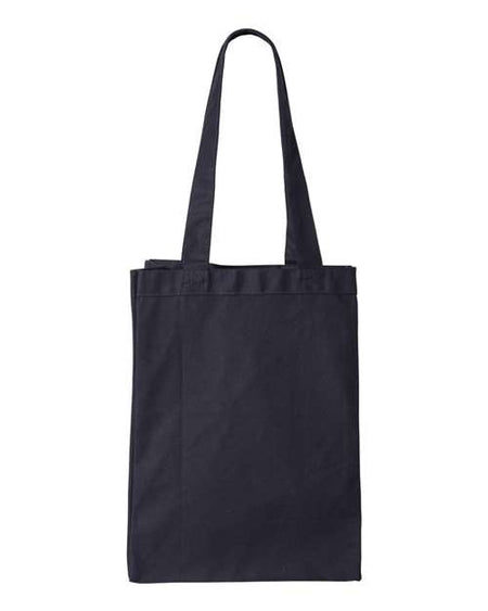 Q-Tees 12L Gussetted Shopping Bag - Q-Tees Q1000 Q-Tees Navy One Size