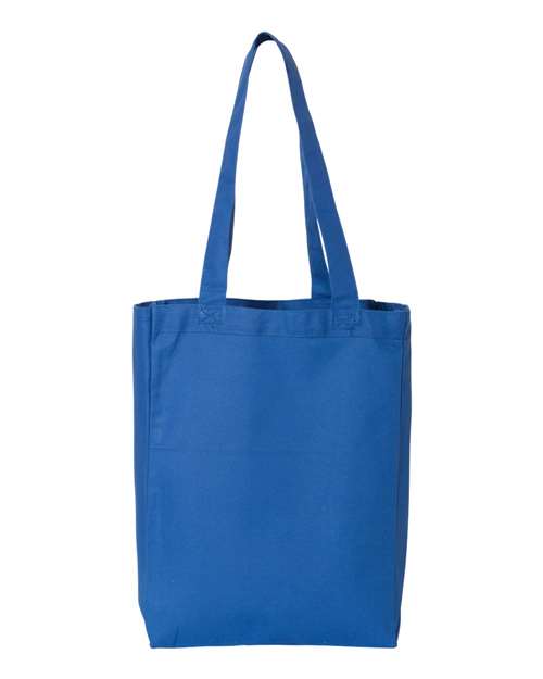 Q-Tees 12L Gussetted Shopping Bag - Q-Tees Q1000 Q-Tees Royal One Size