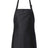Q-Tees Full-Length Apron with Pouch Pocket - Q-Tees Q4250 Q-Tees Black One Size