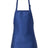Q-Tees Full-Length Apron with Pouch Pocket - Q-Tees Q4250 Q-Tees Royal One Size