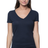 Royal Apparel 64030 Women's Viscose Hemp Organic Cotton V-Neck - Patriot Blue