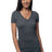 Royal Apparel 64030 Women's Viscose Hemp Organic Cotton V-Neck - Storm