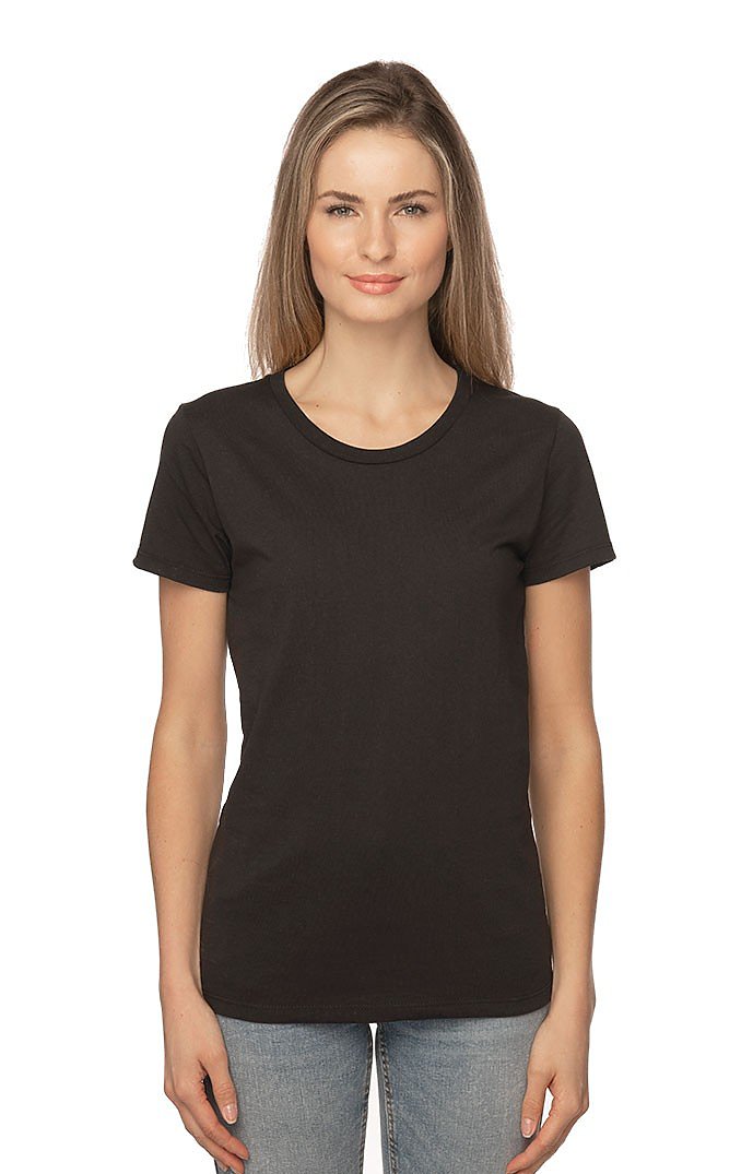 Royal Apparel 64051 Unisex Viscose Hemp Organic Cotton Tee - Caviar