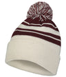 Pacific Headwear Knit Fold Over Pom-Pom Beanie 641K