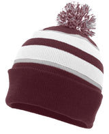 Pacific Headwear Knit Fold Over Pom-Pom Beanie 641K