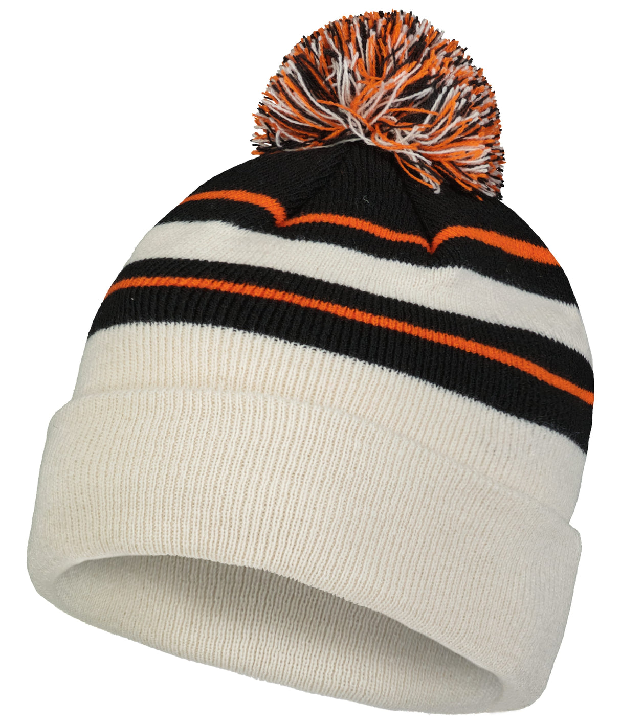 Pacific Headwear Knit Fold Over Pom-Pom Beanie 641K