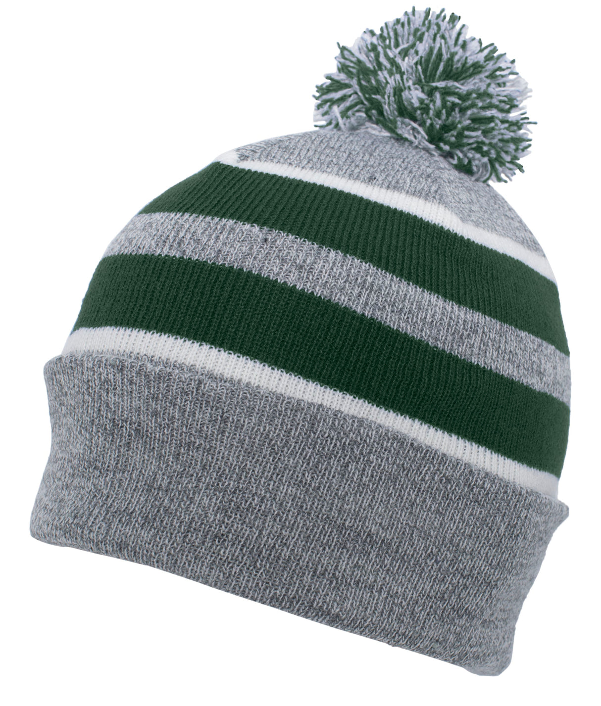 Pacific Headwear Knit Fold Over Pom-Pom Beanie 641K