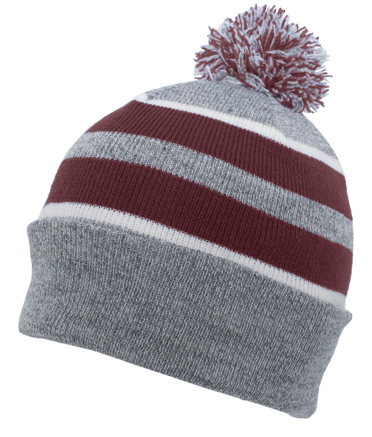 Pacific Headwear Knit Fold Over Pom-Pom Beanie 641K